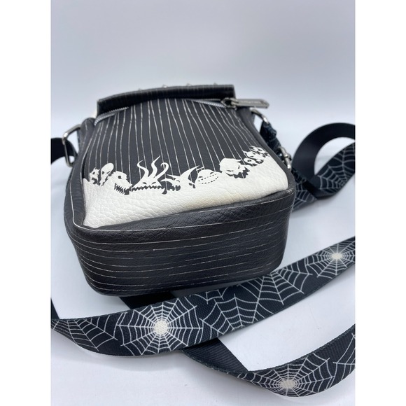 DISNEY Buckle-Down Nightmare Before Christmas JACK SKELLINGTON Crossbody Bag - Picture 9 of 16